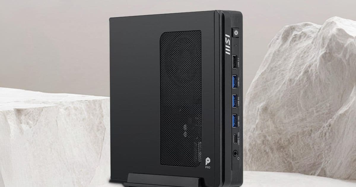 Slim and compact mini PC from MSI boasts up to a 20-core CPU, 64 GB of DDR5 RAM, and an impressive selection of ports