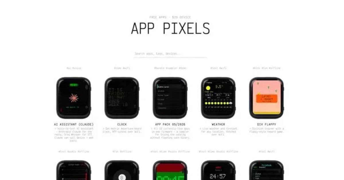 Someone created an ESP32 app store, and it lets you flash apps straight from your browser