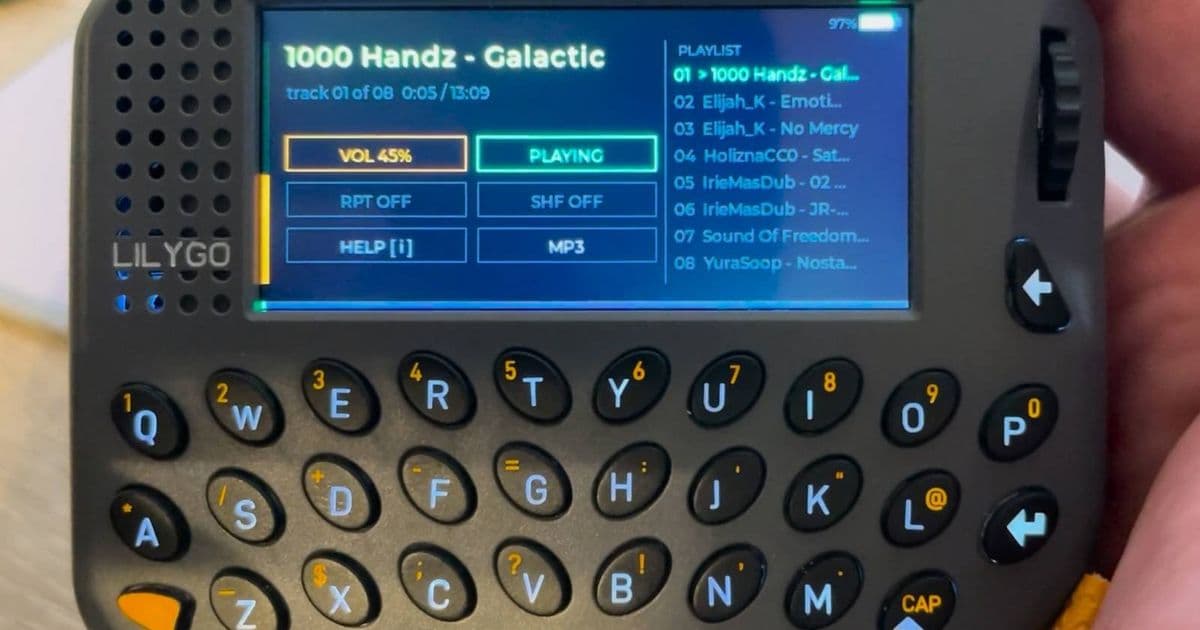 ESP32 Pager Transformed into Melody Machine: DIY Portable Music Player