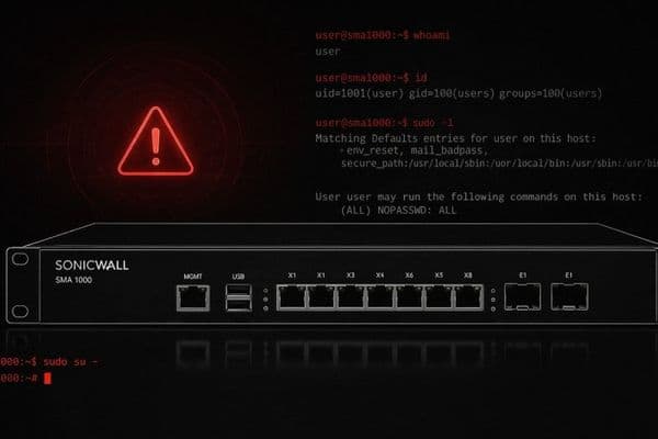 SonicWall SMA zero-days exploited before disclosure to gain root access