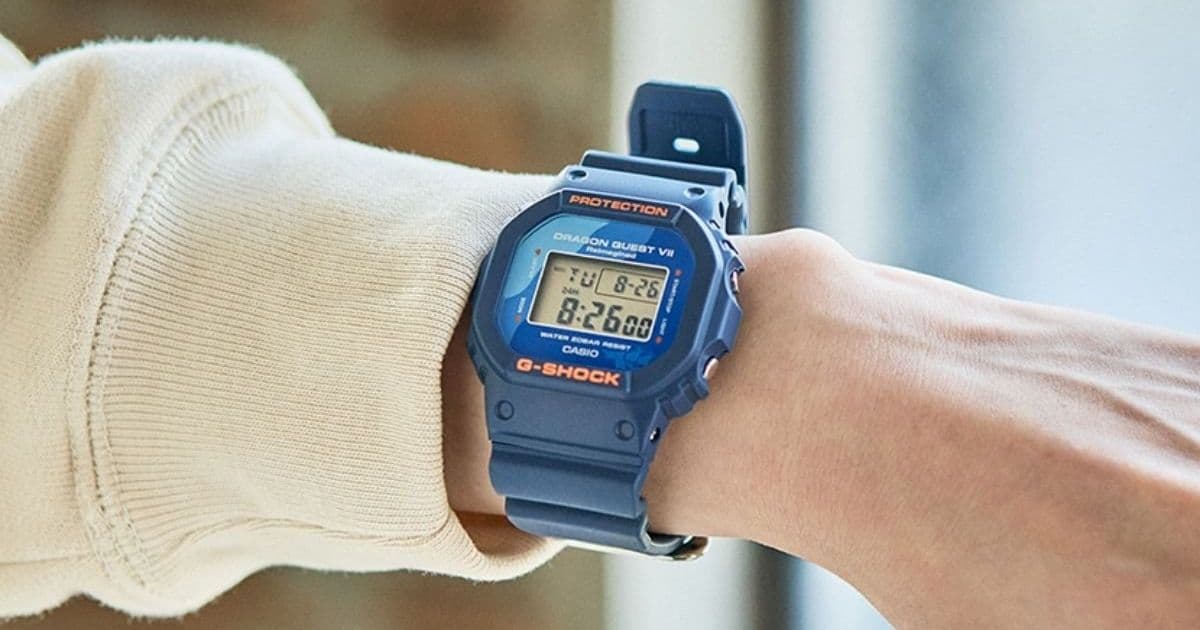 Casio G-Shock x Dragon Quest VII Reimagined DW-5600X Collaboration Watch Announced for Japan