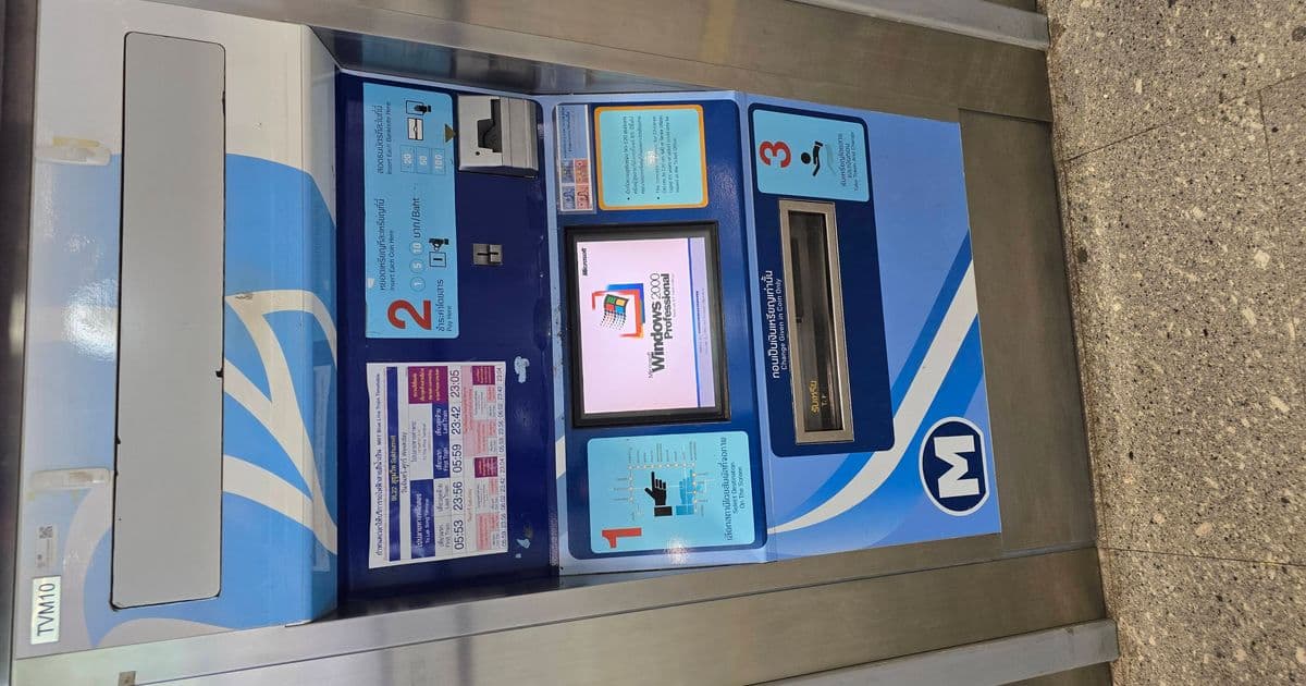 Windows 2000 Endures in Bangkok's Transit System