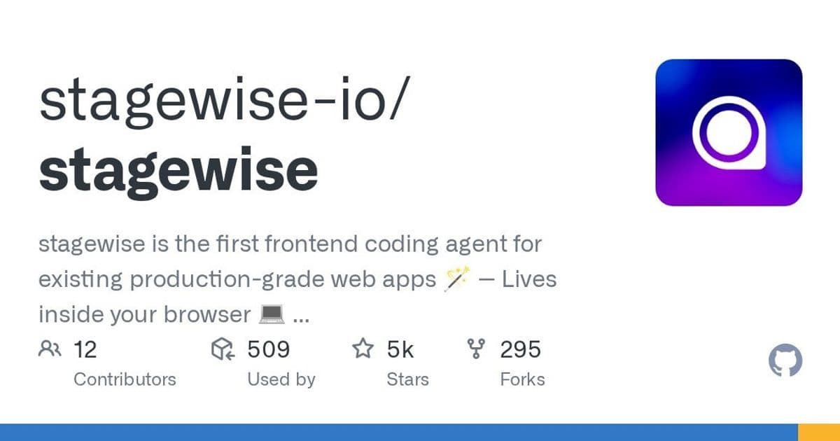 Stagewise: The Open-Source Frontend Agent That Understands Your Codebase