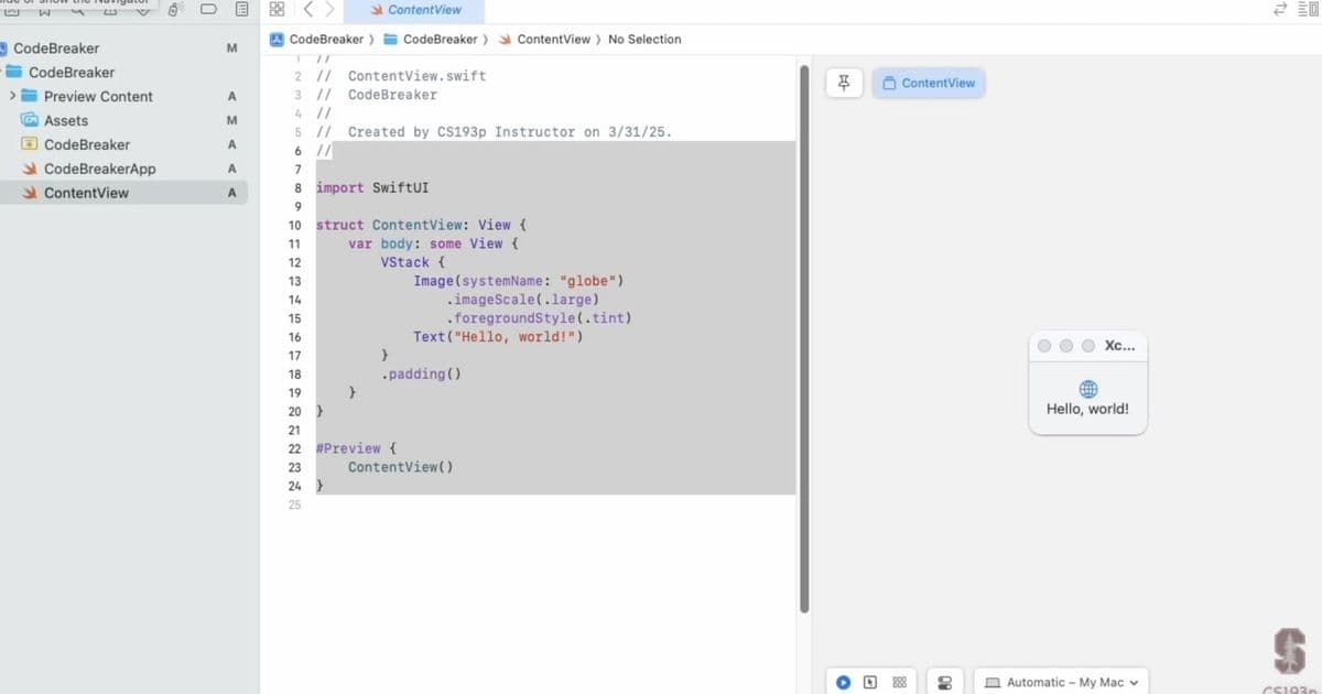 Stanford's CS193P Returns: Mastering SwiftUI from the Ground Up in 2025