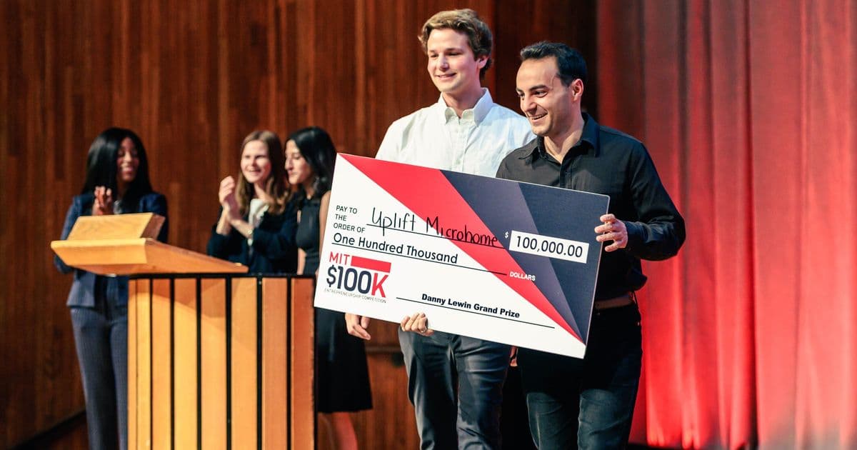 Uplight Microhome Wins MIT $100K Competition with Reusable Emergency Housing Solution