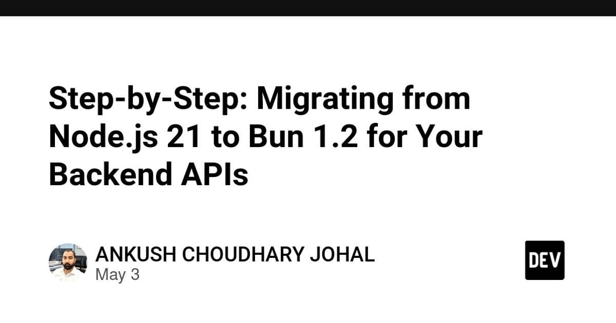 Migrating from Node.js to Bun: Performance Implications for Distributed Backend Systems