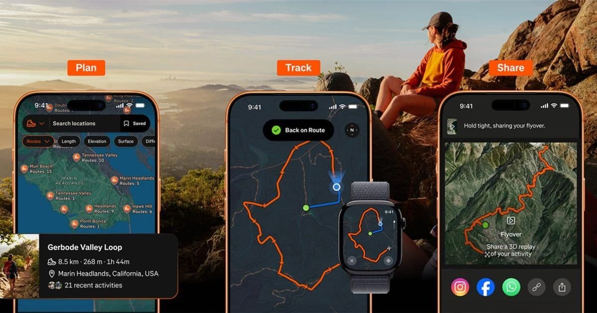 Strava 467.0.0 brings offline navigation and Apple Watch route-following to hikers