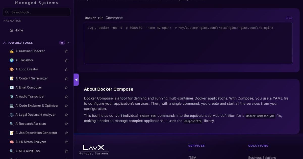 Streamlining Docker Deployments: The Power of Run-to-Compose Conversion
