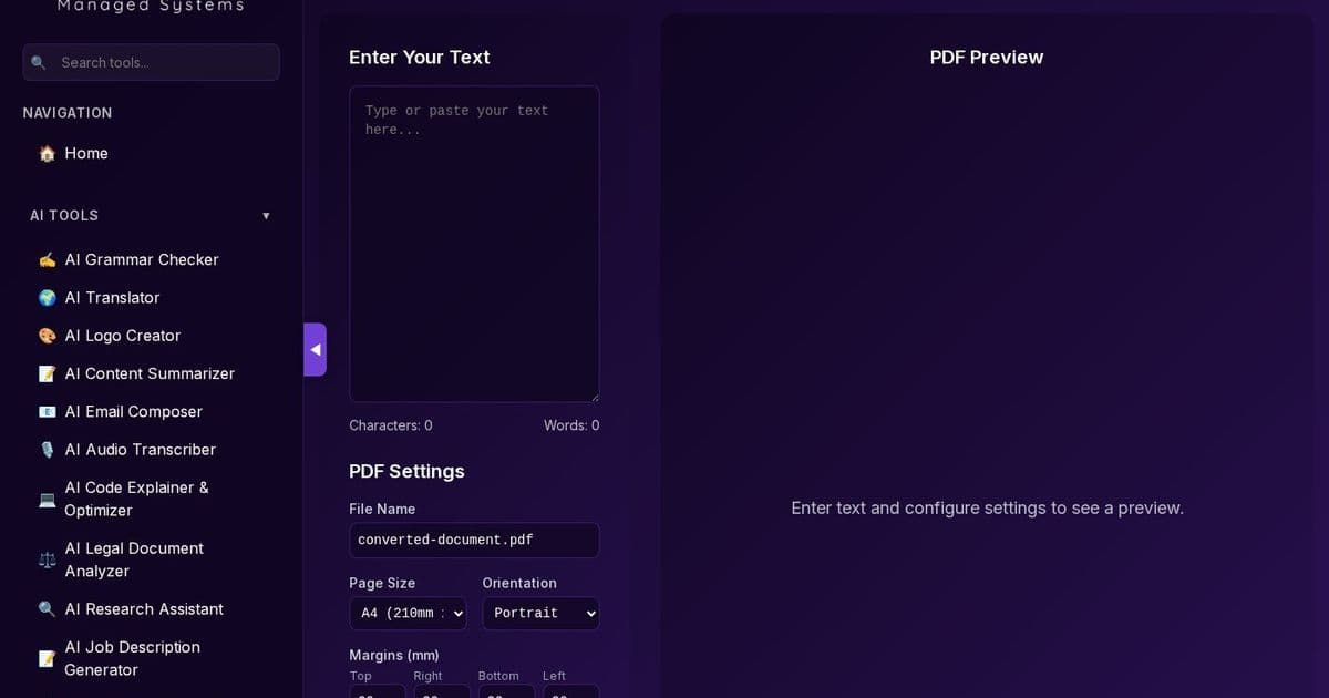 Streamlining Document Creation: How LavX's Text to PDF Converter Empowers Development Teams