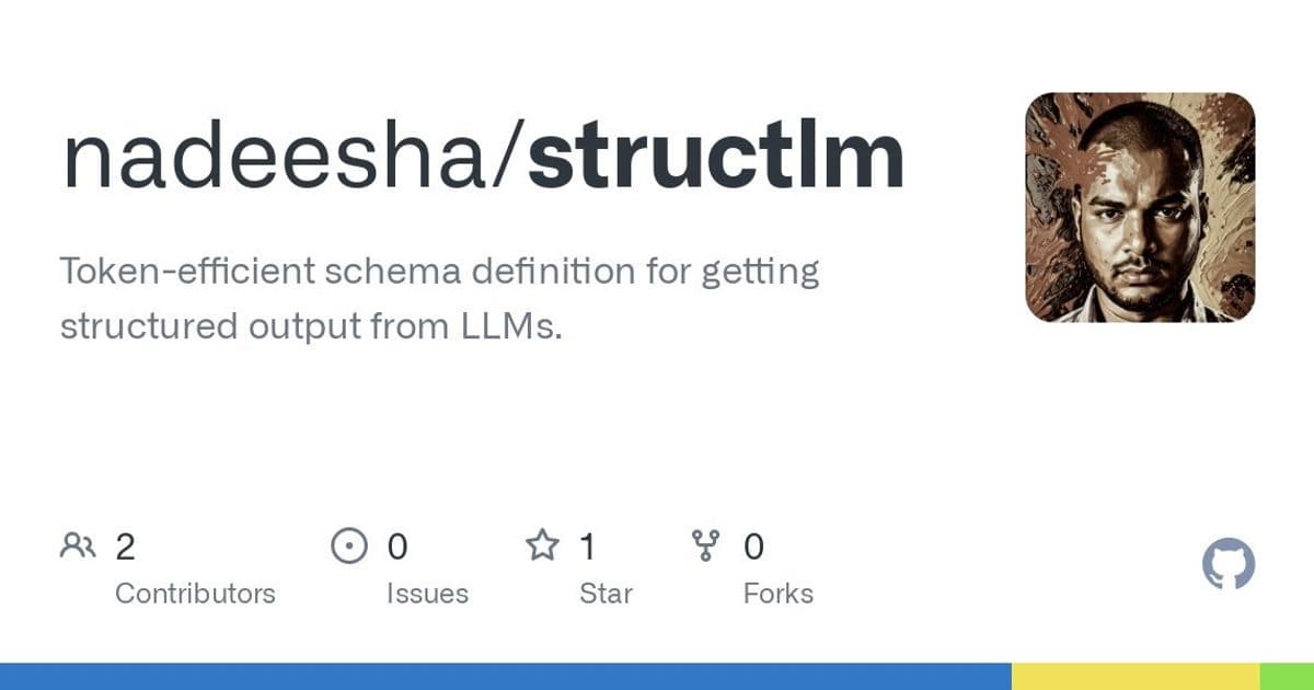 StructLM: Slash LLM Token Costs with a Lean Schema Language for Structured Output