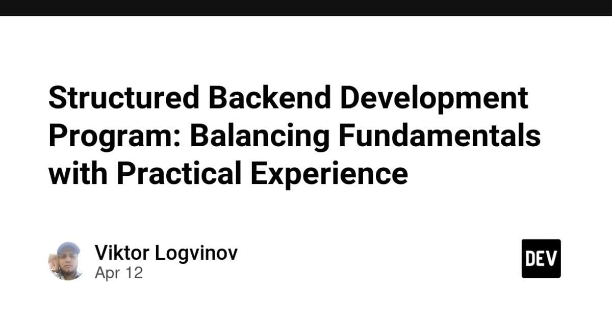 The Backend Education Gap: Why Structured Learning Programs Are Becoming Essential for Developer Success
