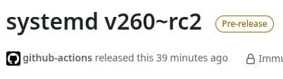 systemd 260-rc2 Released With More Changes
