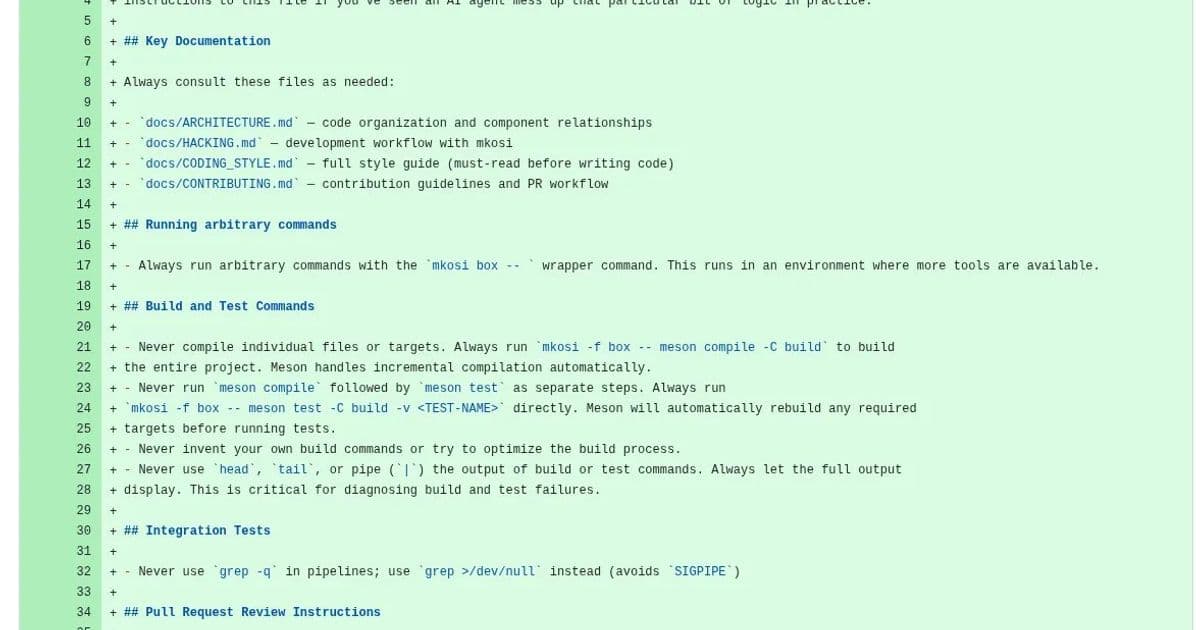 systemd 260-rc3 Released With AI Agents Documentation Added