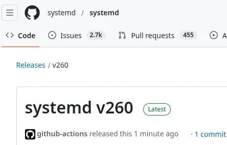 systemd 260 Released: mstack, SysV Service Scripts Removed & AI Agents Documentation