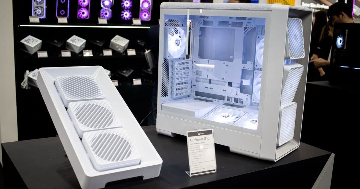 FormulaV Line Targets US PC‑Case Market with Tilting‑Fan G10 and Panoramic Z3 Designs