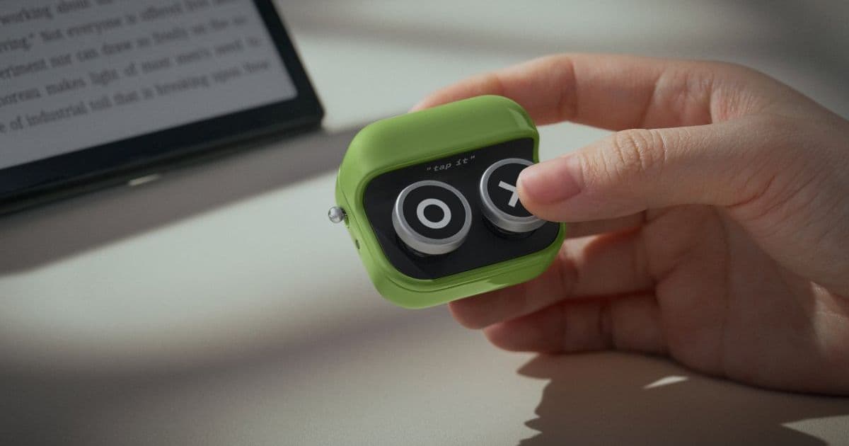 BOOX Releases Tappy 2-Button Bluetooth Remote, Highlighting Cross-Platform HID Support for iOS and Android