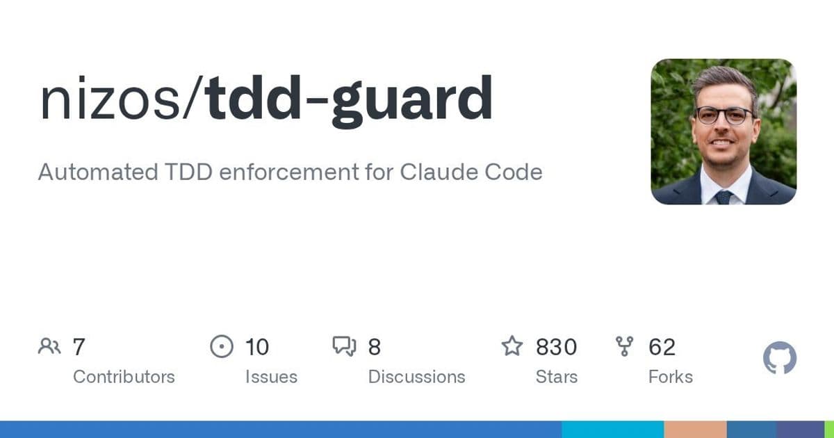 TDD Guard: Enforcing Discipline in AI-Assisted Development with Automated Test-Driven Workflows