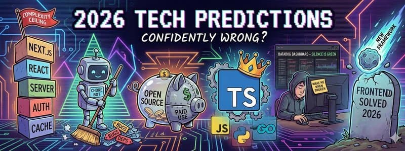 Tech Predictions 2026: Frameworks Hit Limits, AI Tools Evolve, and Licensing Wars Reshape Open Source