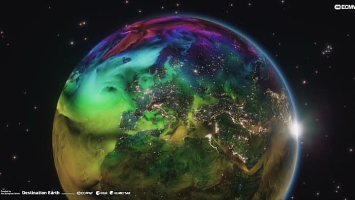 EU's DestinE Project Aims to Build Earth's Digital Twin Using AI for Climate Modeling