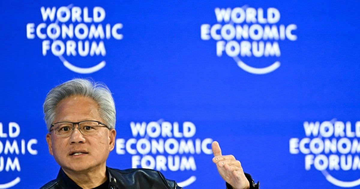 NVIDIA's Huang at Davos: AI's Economic Impact is Real, But Investment Must Grow