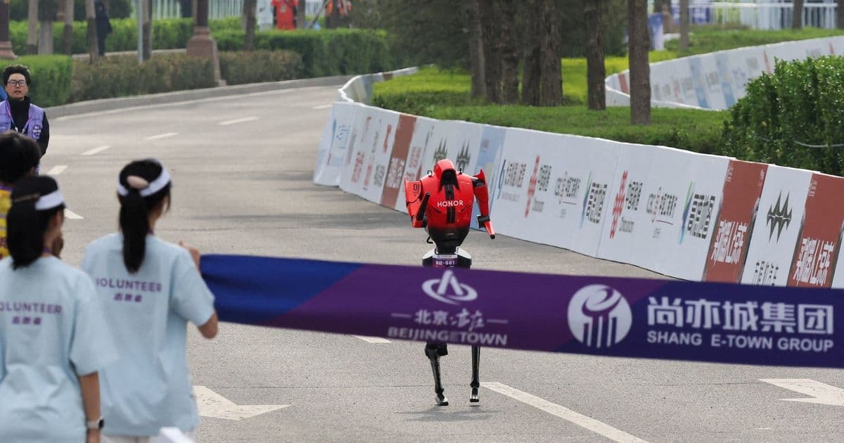 Humanoid Robots Outrun Humans at Beijing Half-Marathon, Signaling Rapid AI Progress