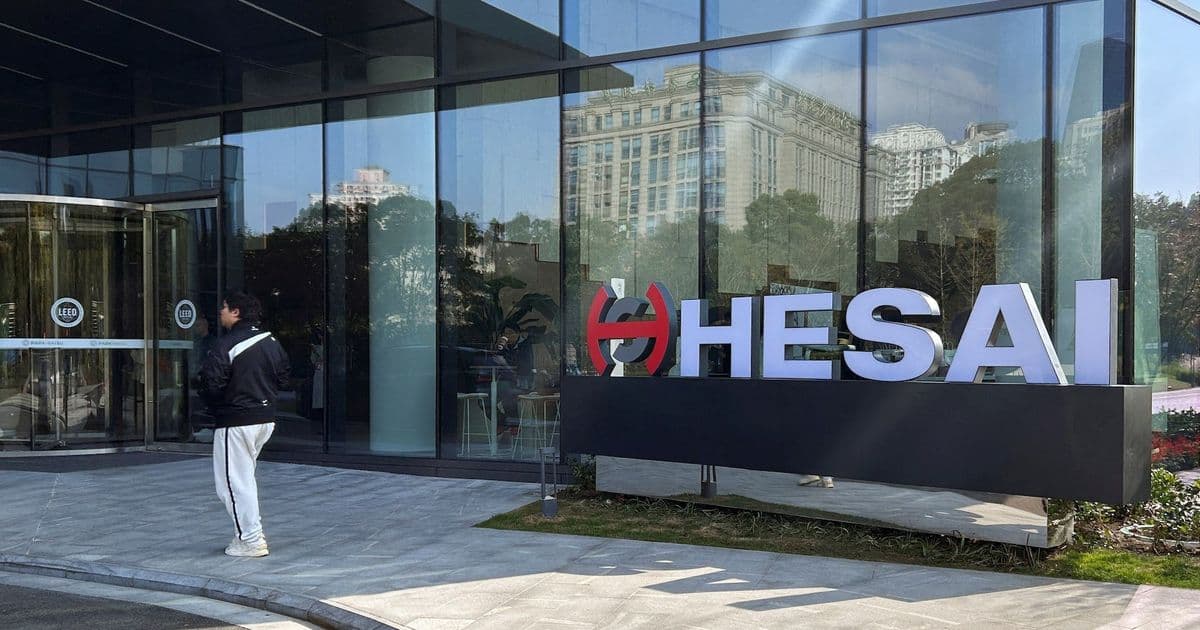 Hesai Unveils EXT Lidar: Industry's First Spatial and Color Detection Integration