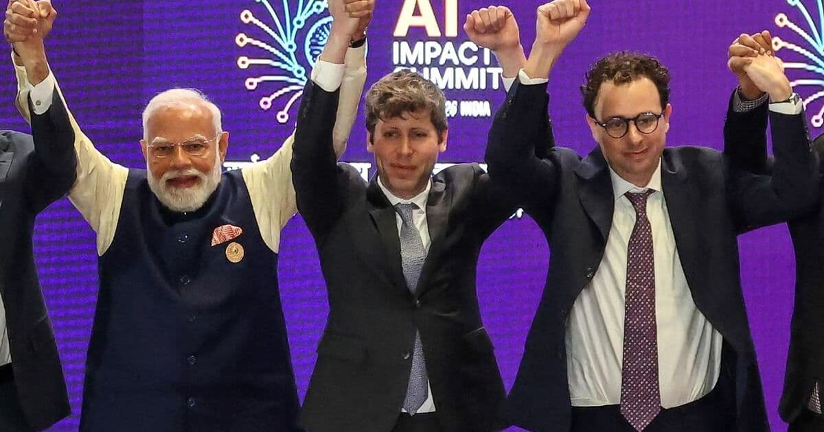 Awkward Photo Op Overshadows Substance at India's AI Summit