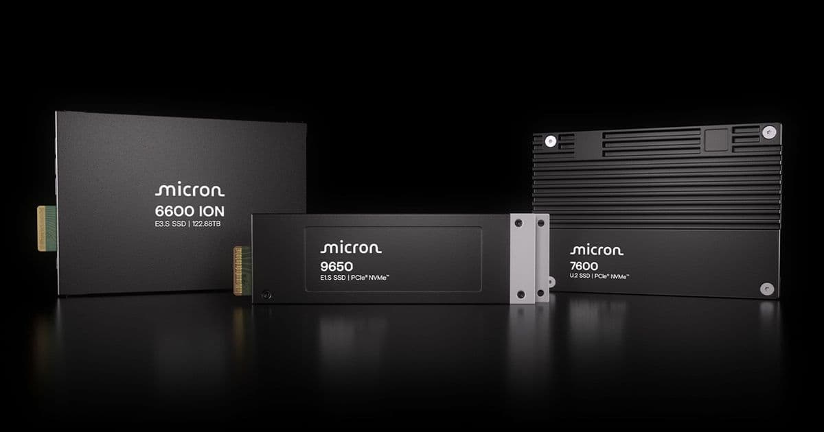 Micron Launches First Mass-Produced PCIe 6.0 SSDs, Doubling Speeds to 28GB/s for AI Workloads