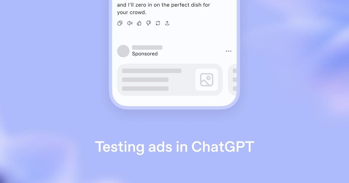 OpenAI Launches Ad Testing in ChatGPT for Free Users in US