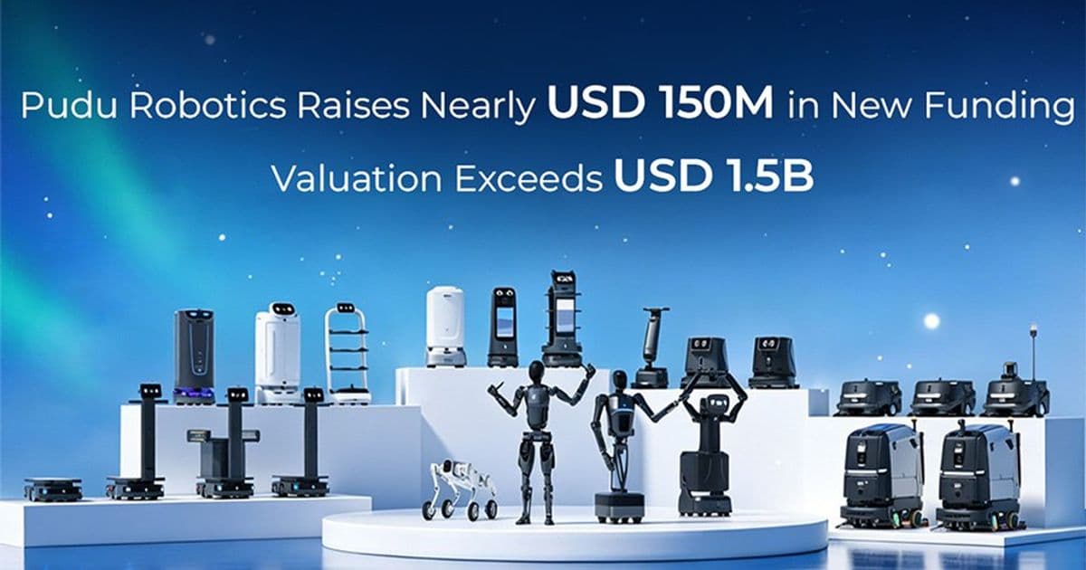 Pudu Robotics Raises $150M as Service Robots Gain Traction in Commercial Markets
