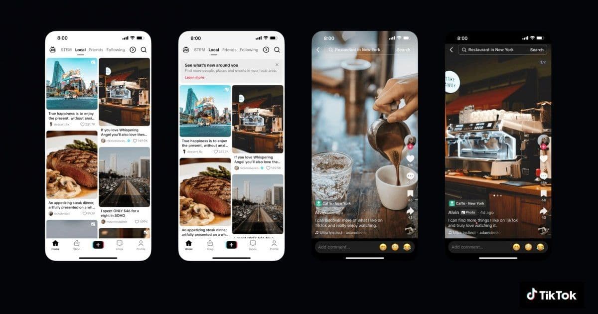 TikTok Launches Local Feed to Surface Nearby Content in US App