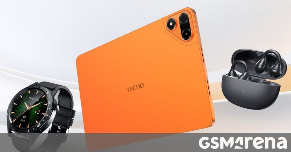 Tecno Expands Ecosystem with Watch GT 1S, MEGAPAD 2, and FreeHear 2 at MWC 2026