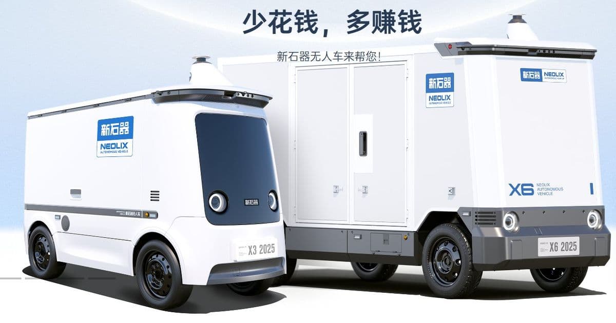 Tencent Invests in Neolix to Scale Level 4 Autonomous Delivery Networks