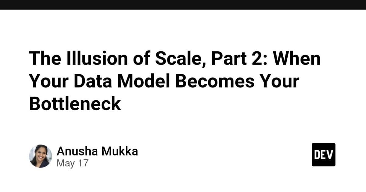 Data Model Technical Debt: The Silent Killer of Scalable Systems