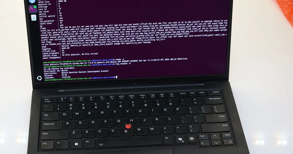 Intel Lunar Lake CPU Performance Gains On Linux Over The Past Year