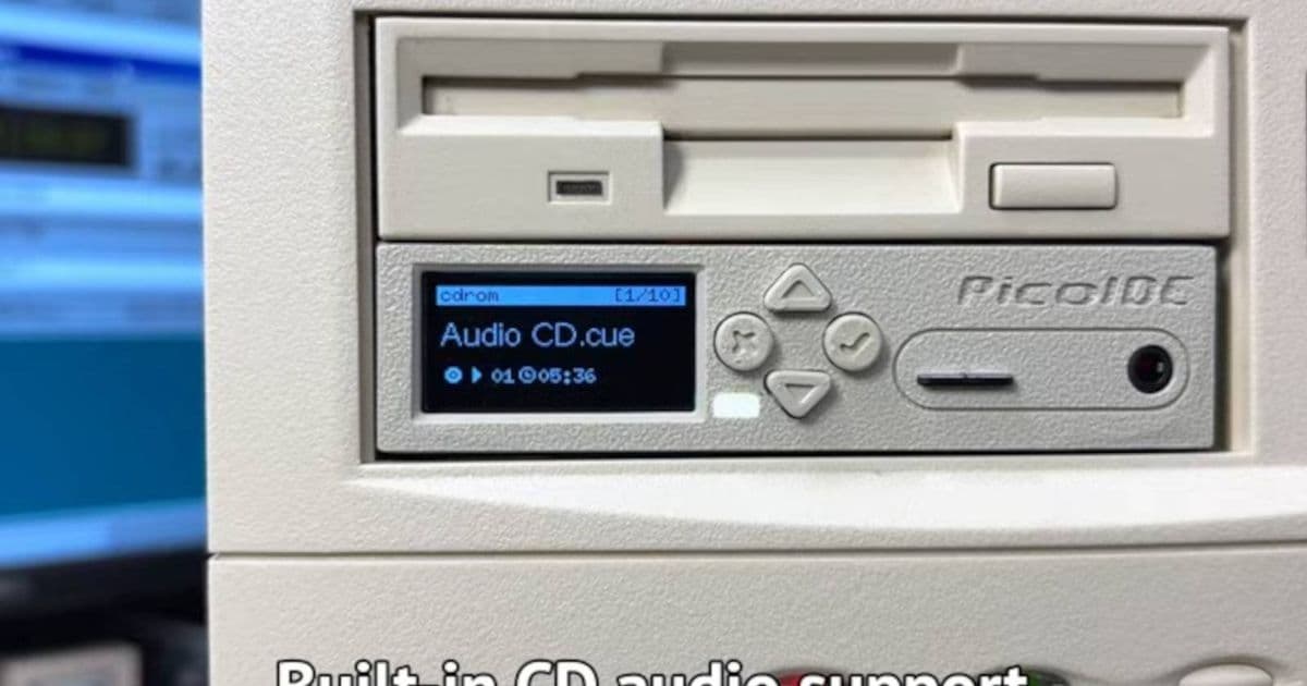 The PicoIDE is a Raspberry Pi-powered drive emulator to save your aging hardware