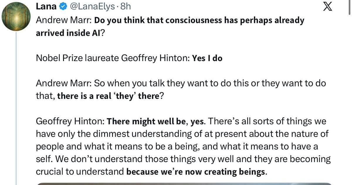 Why the Pope’s Tweet about AI is more on target than Geoffrey Hinton’s recent interview