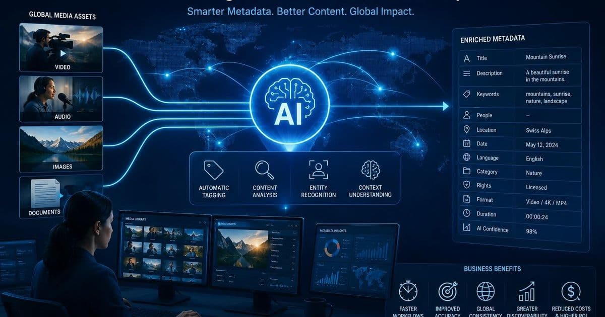 The Role of AI in Streamlining Metadata Management for Global Media Enterprises