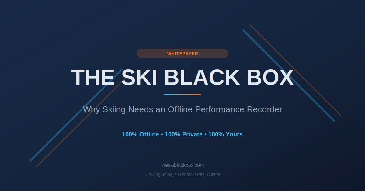 The Ski Black Box: Offline Edge Computing Comes to Alpine Sports