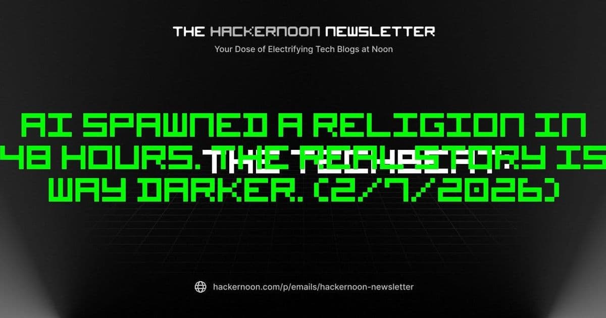 AI Spawned a Religion in 48 Hours. The Real Story Is Way Darker.