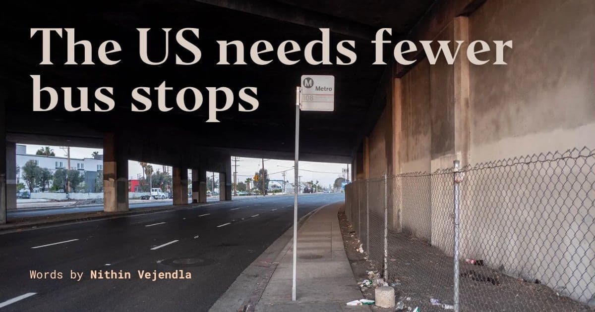 The Case for Fewer Bus Stops: How Simple Spacing Changes Could Transform American Transit