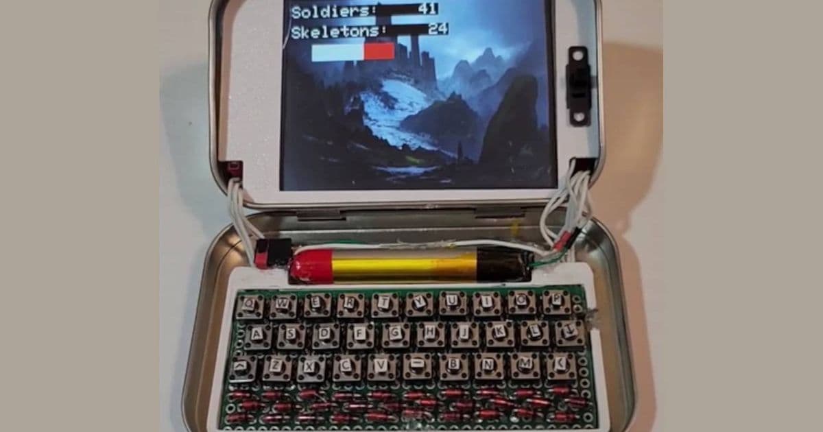 This Altoids Tin ESP32 Computer Comes With a Keyboard, and Yes, It Runs DOOM