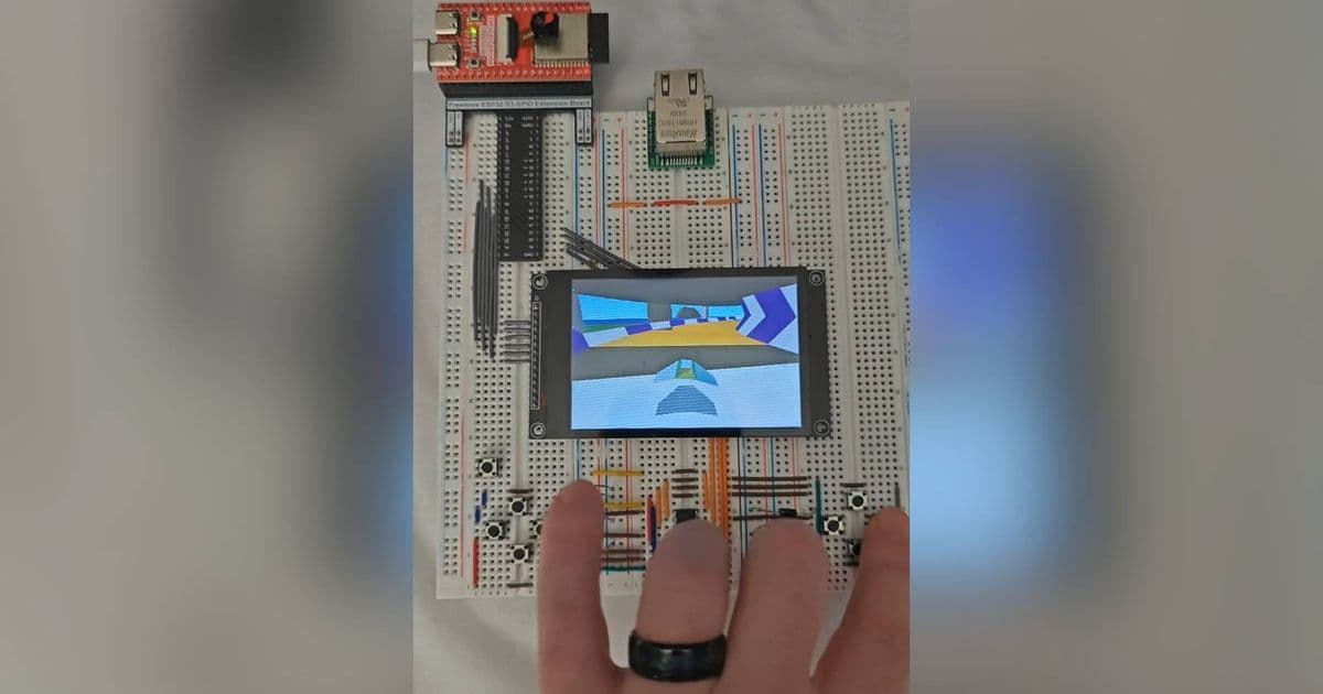 This amazing ESP32 game runs at 60FPS on a 480x320 screen