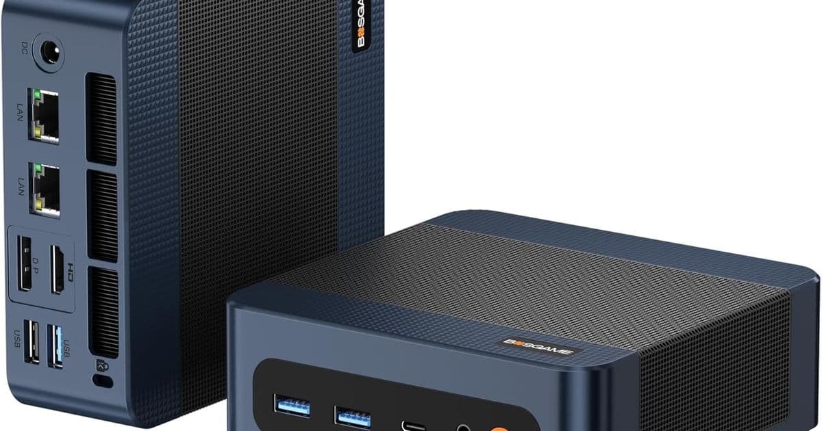 Bosgame P3 Mini PC with AMD Ryzen 5 7640HS Drops to $476 on Amazon