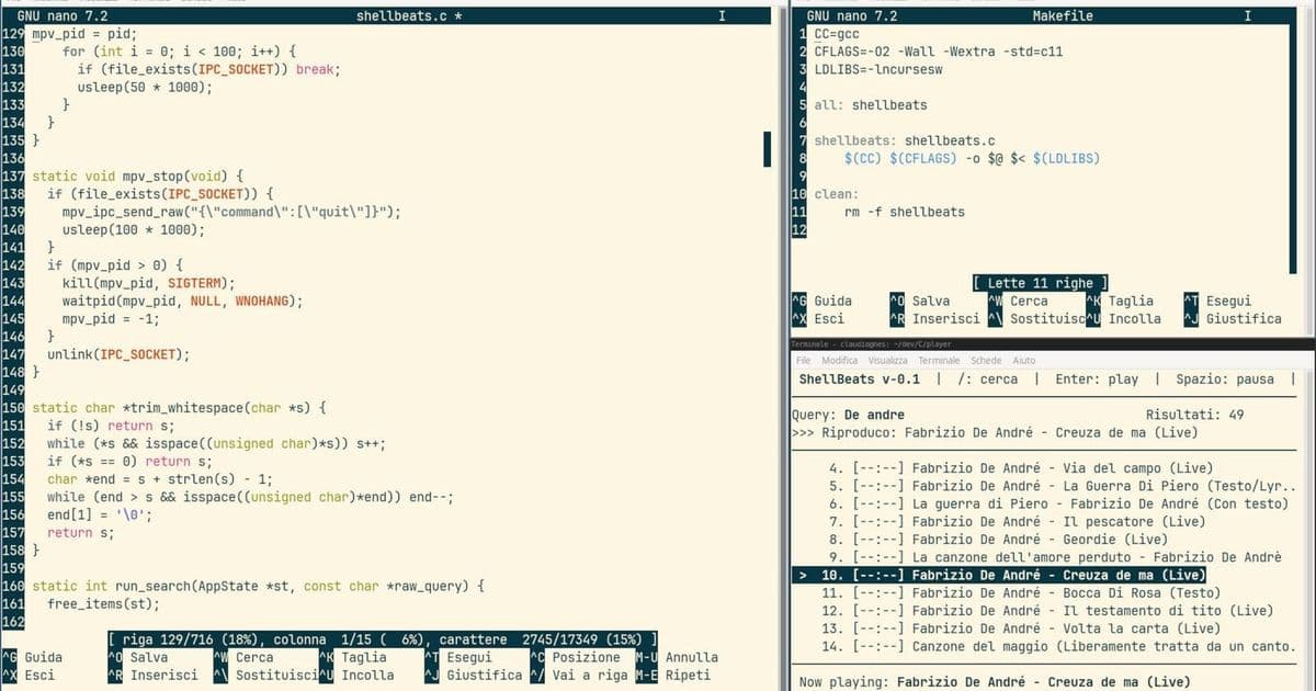 ShellBeat: Stream YouTube Music Directly from Your Linux Terminal