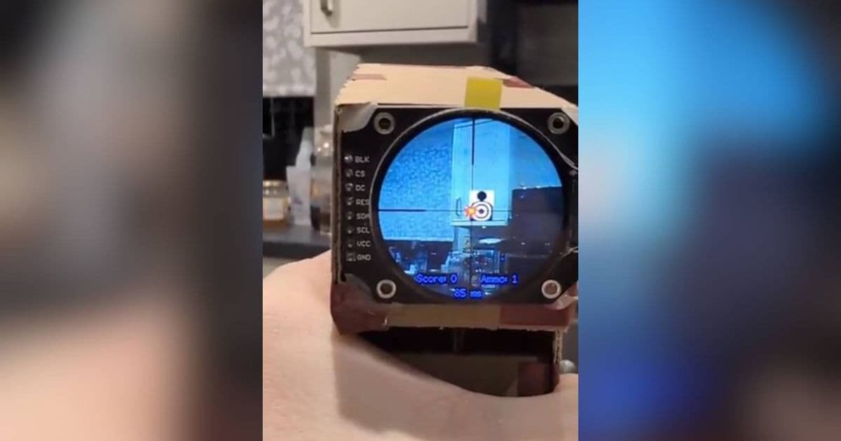 This ESP32 Augmented Reality Game Turns Your Living Room Into a Firing Range