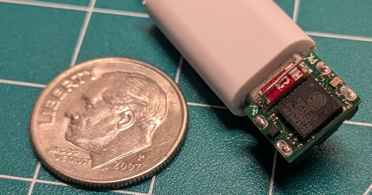 The F32: A Tiny ESP32 Board That Defies Design Logic