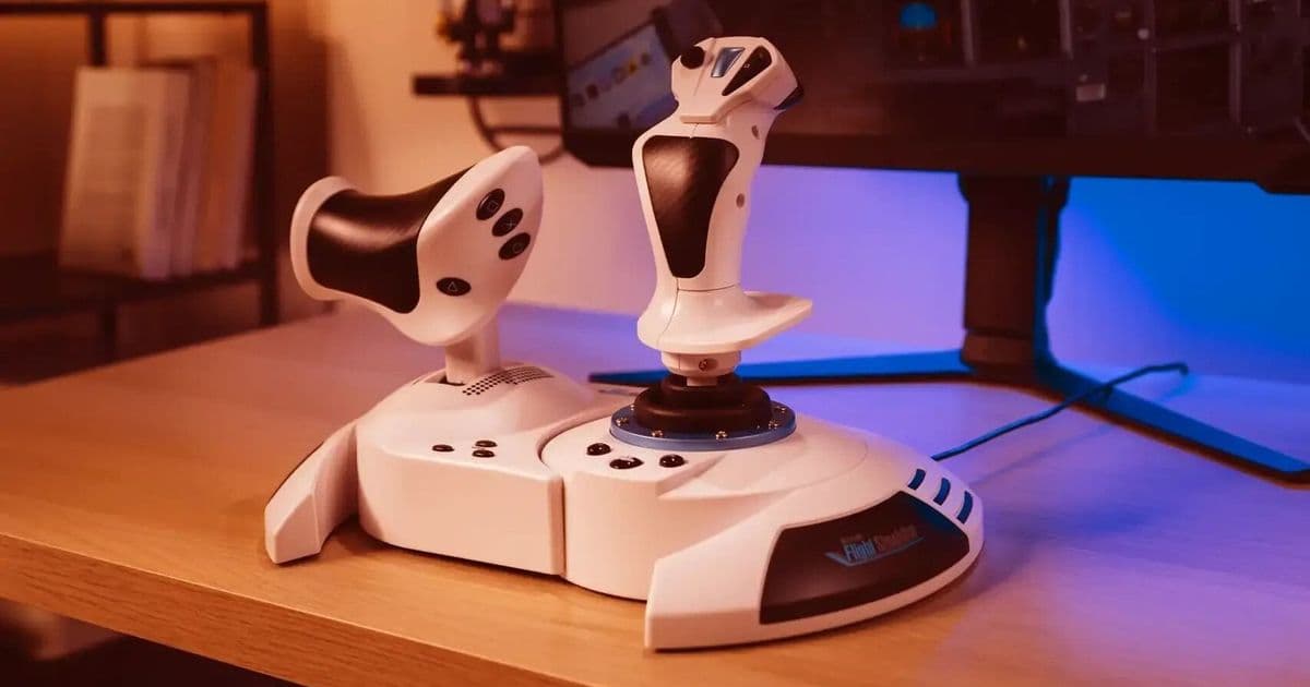 Thrustmaster's T.Flight Hotas 5 Microsoft Flight Simulator Edition lands at $109.99 with a 16-bit sensor upgrade