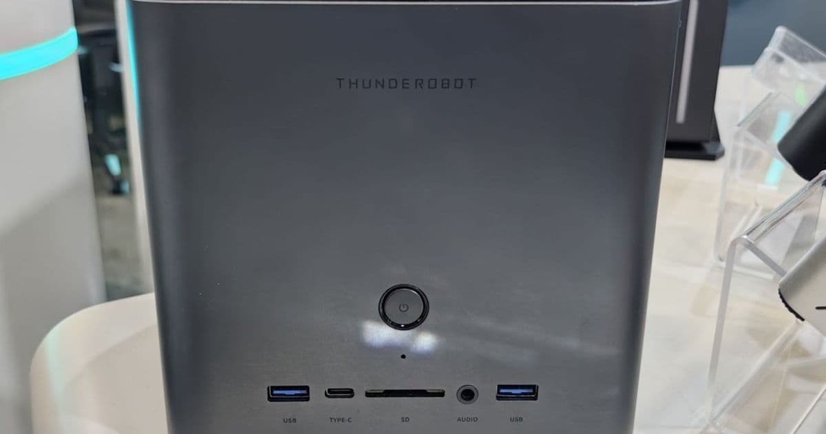 Thunderobot STATION Cube PC Packs AMD Ryzen AI Max+ 395 Strix Halo Power