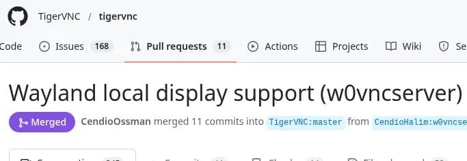 TigerVNC 1.16 Brings Wayland Support with w0vncserver